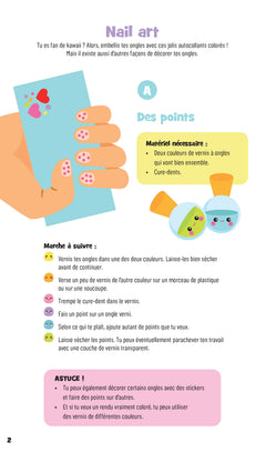 Stickers pour les ongles - Kawaii