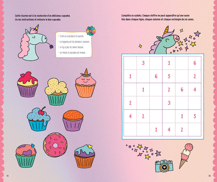 Stickers pour les ongles: Les licornes