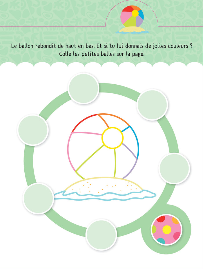 Mes 100 premiers autocollants: Mes premiers mots