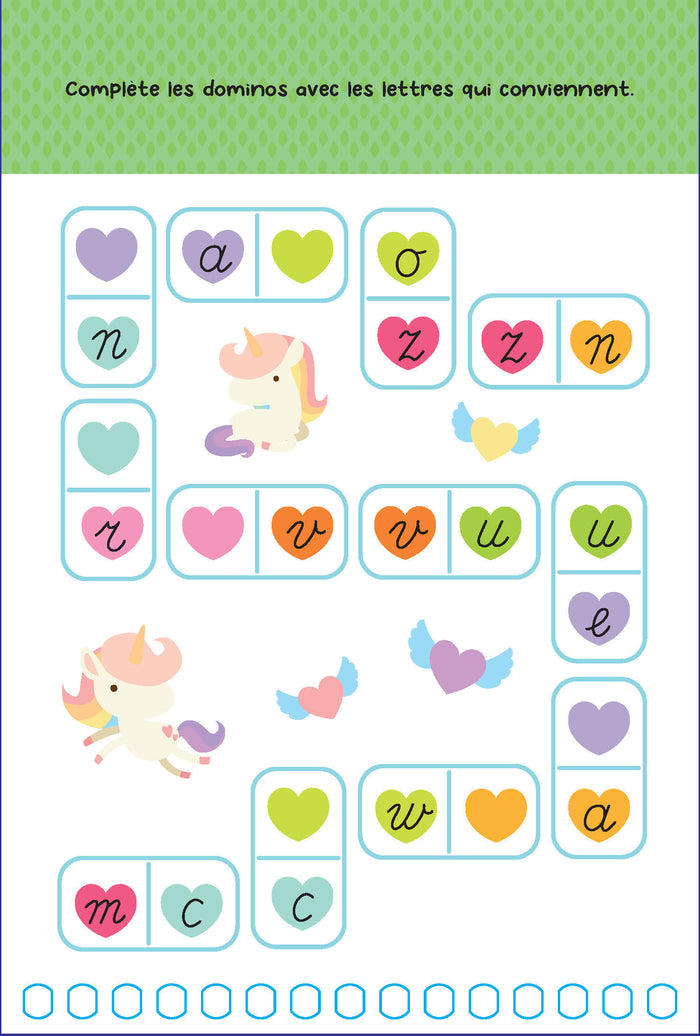 J'apprends à écrire avec les licornes