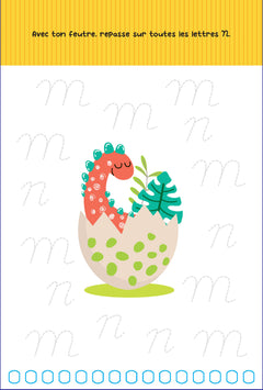 J'apprends à écrire avec les dinosaures