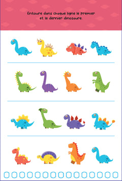 J'apprends à compter avec les dinosaures