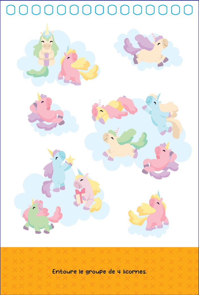 J'apprends à compter avec les licornes