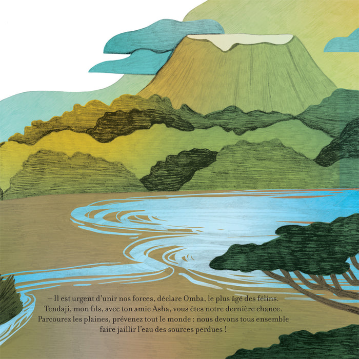 Contes de la nature - Le lionceau, l'autruche et la savane