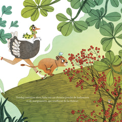 Contes de la nature - Le lionceau, l'autruche et la savane