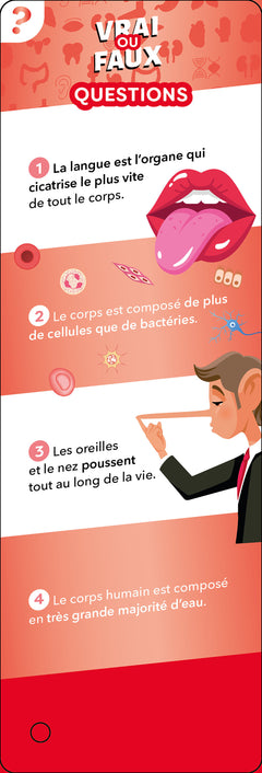 Les incollables - Éventail Passion - Corps humain