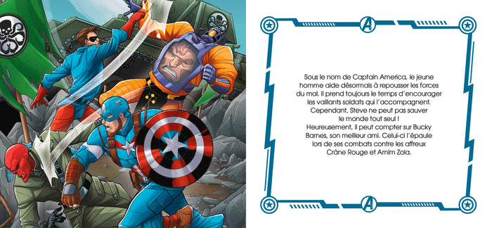 CAPTAIN AMERICA - Mon Histoire à Écouter [QR code + CD] - Les Origines