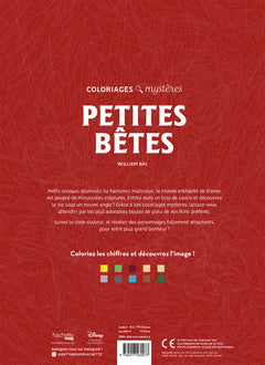 Coloriages mystères Disney - Petites bêtes