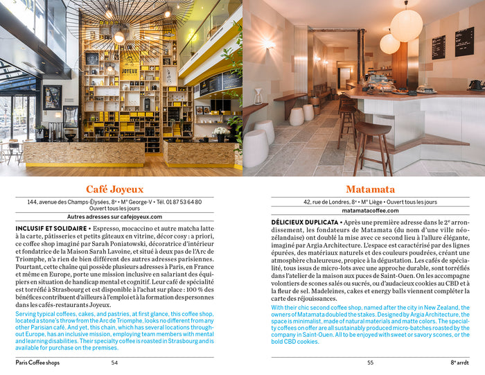 Paris coffee shops - 100 adresses pour amateurs de cafés de spécialité
