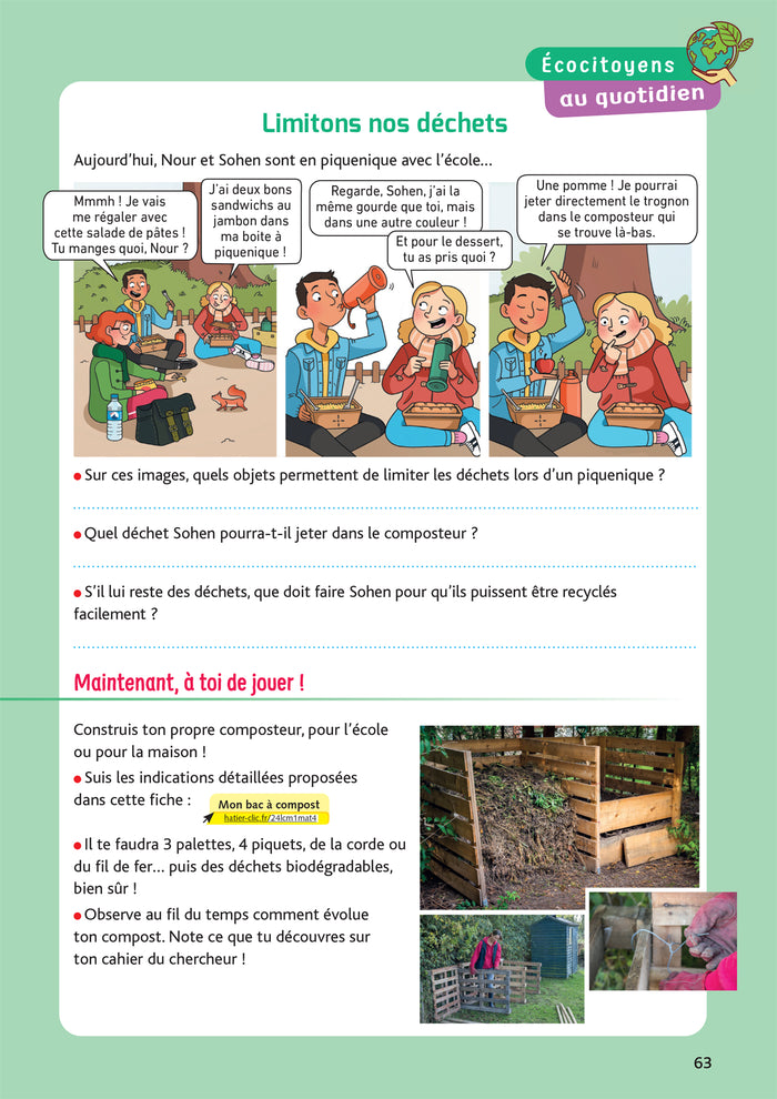 Les Cahiers de la Luciole CM1 - Ed. 2024 - Sciences et Technologie - Cahier élève