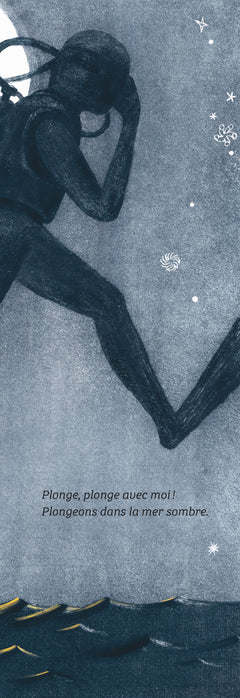 Plonge dans la mer sombre
