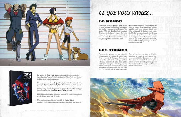 Cowboy bebop le jeu de rôle, kit de démarrage