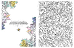 Jungle enchantée à colorier