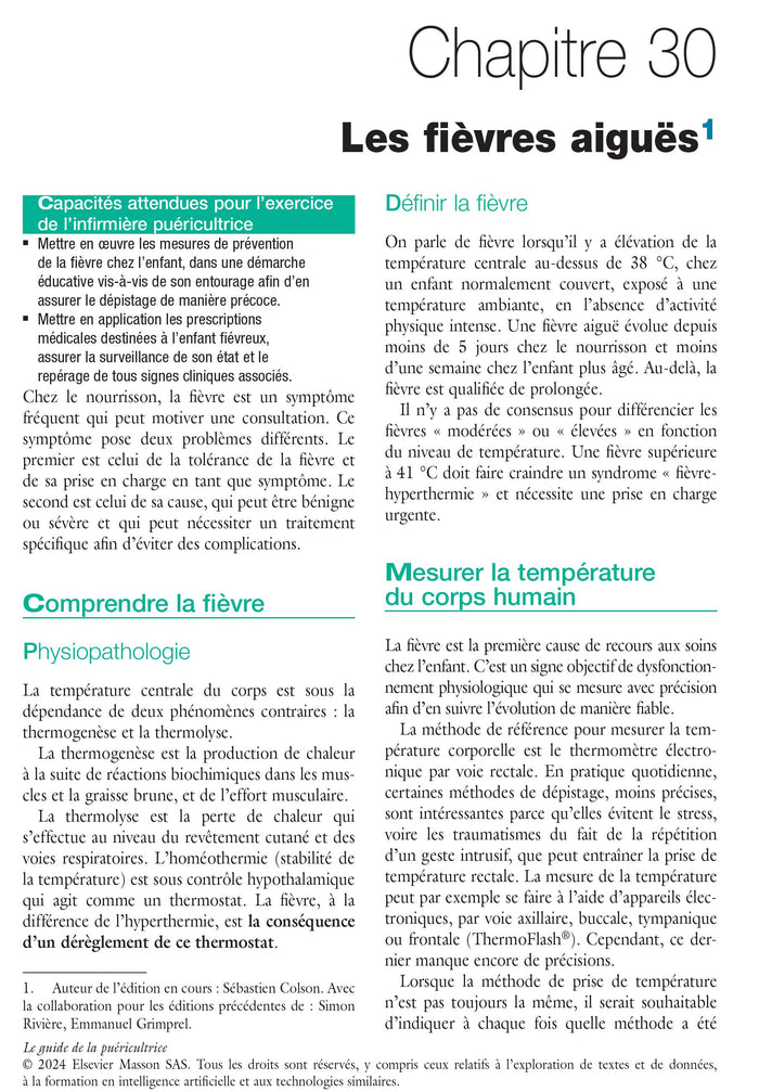 Le guide de la puéricultrice