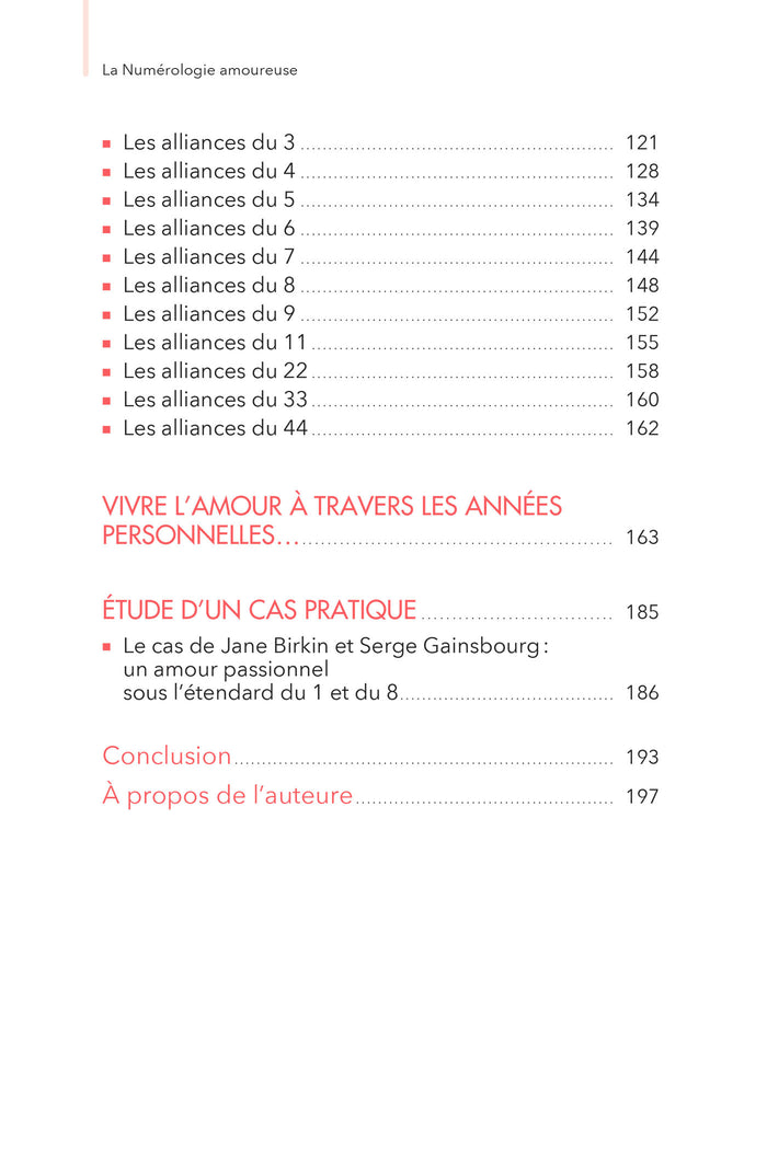 La numérologie amoureuse - Écoutez vos nombres, ils connaissent les battements de votre coeur...