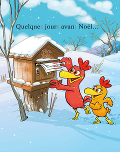 Cocorico Je sais lire ! 1res lectures avec les P'tites Poules-Les P'tites Poules fêtent Noël Niveau3