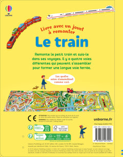 Le train - Livre avec un jouet à remonter - Dès 3 ans