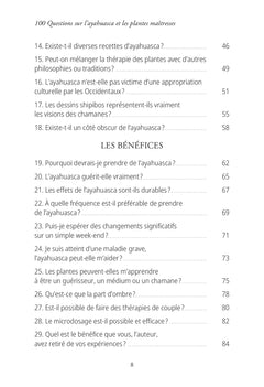100 Questions sur l'Ayahuasca et les plantes maîtresses