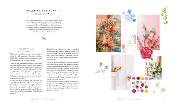 Monogrammes à l'aquarelle