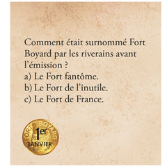 Mini calendrier Fort Boyard 365 Quiz et énigmes