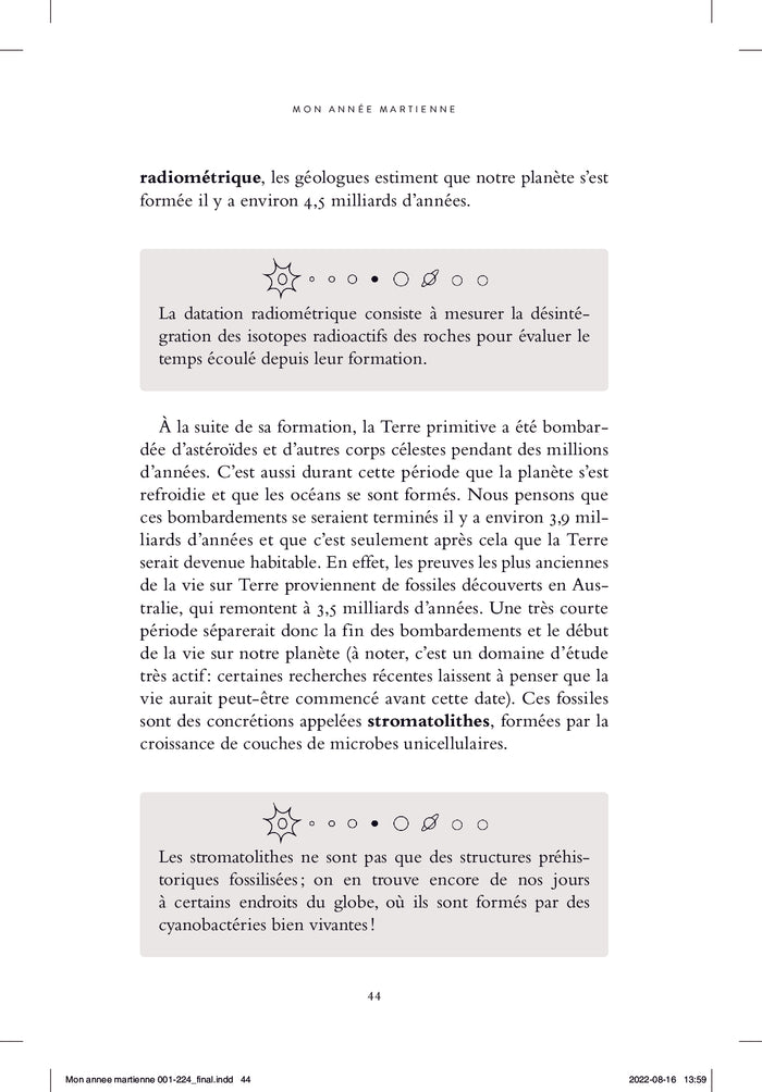 Mon année martienne