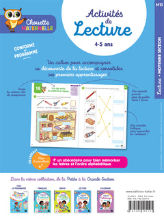 Chouette Maternelle - Activités de lecture Moyenne Section
