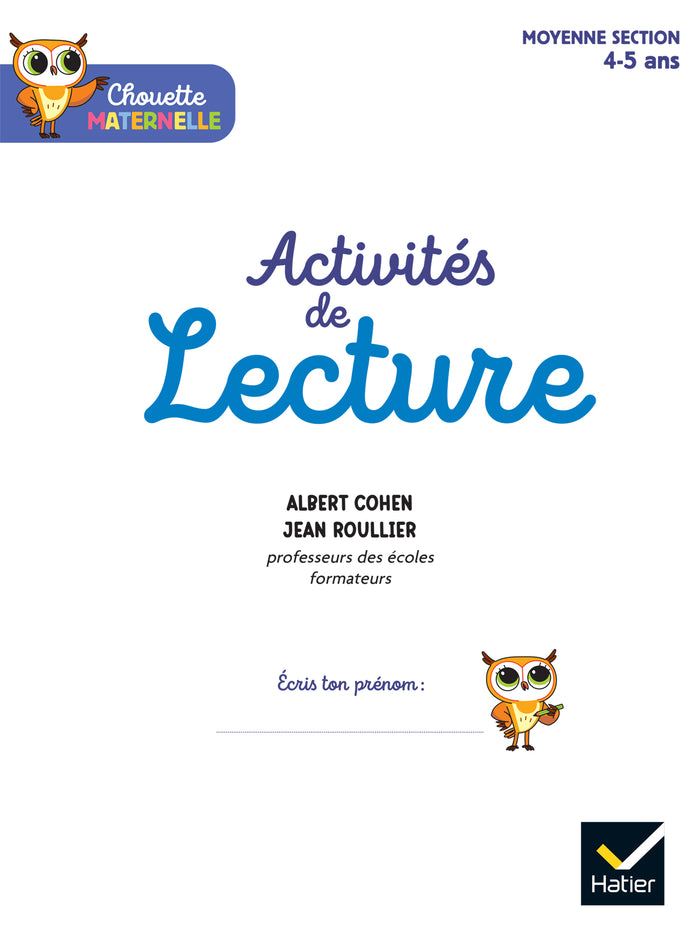 Chouette Maternelle - Activités de lecture Moyenne Section