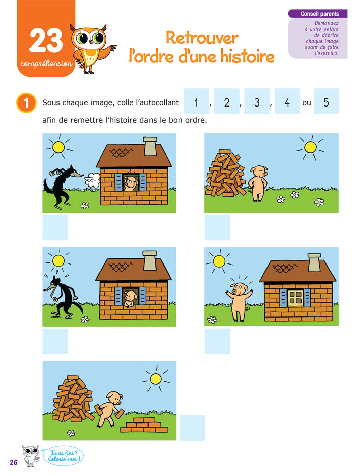 Chouette Maternelle - Activités de français Moyenne Section - 4 ans