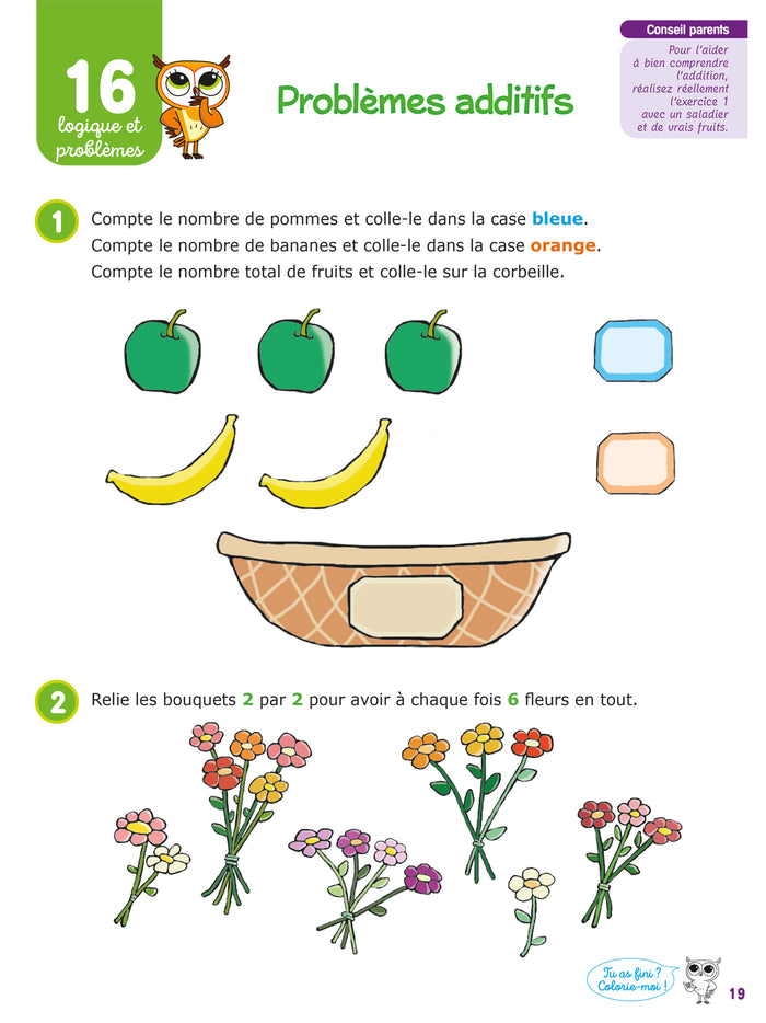 Chouette Maternelle - Activités de maths Grande Section - 5 ans