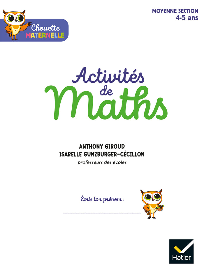 Chouette Maternelle - Activités de maths Moyenne Section - 4 ans