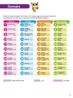 Chouette Maternelle - Activités de maths Moyenne Section - 4 ans