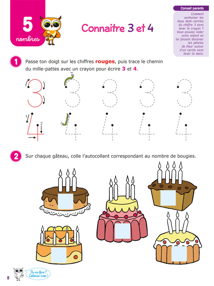 Chouette Maternelle - Activités de maths Moyenne Section - 4 ans