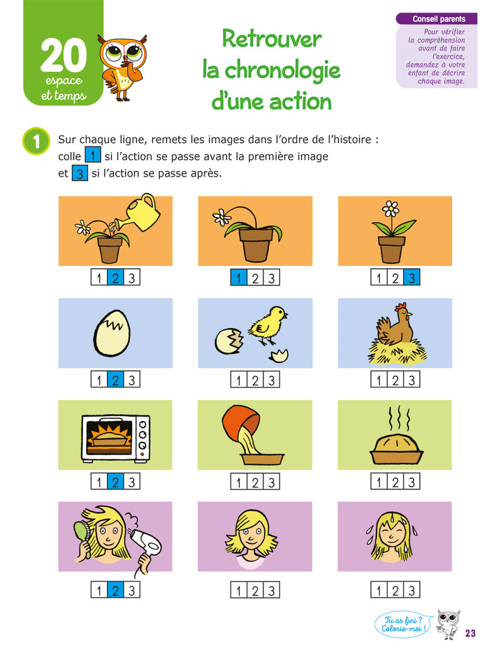 Chouette Maternelle - Activités de maths Moyenne Section - 4 ans