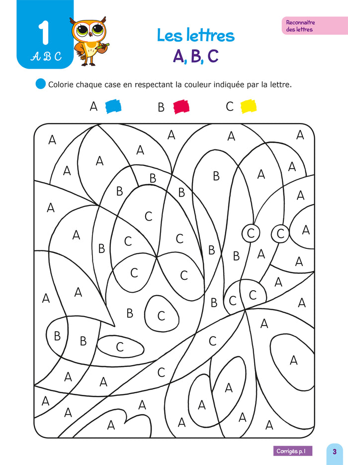 Chouette Maternelle - Activités de coloriage GS - 5 ans