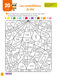 Chouette Maternelle - Activités de coloriage GS - 5 ans