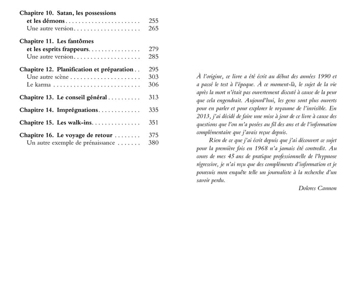 Conversations avec des esprits entre deux vies