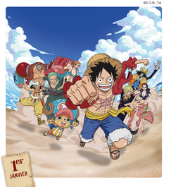 Mini calendrier 365 jours avec One Piece