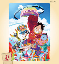 Mini calendrier 365 jours avec One Piece