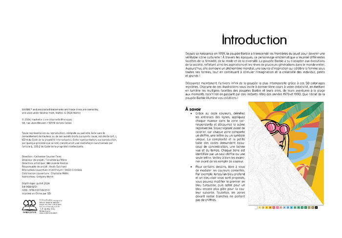 Coloriages mystères - Barbie