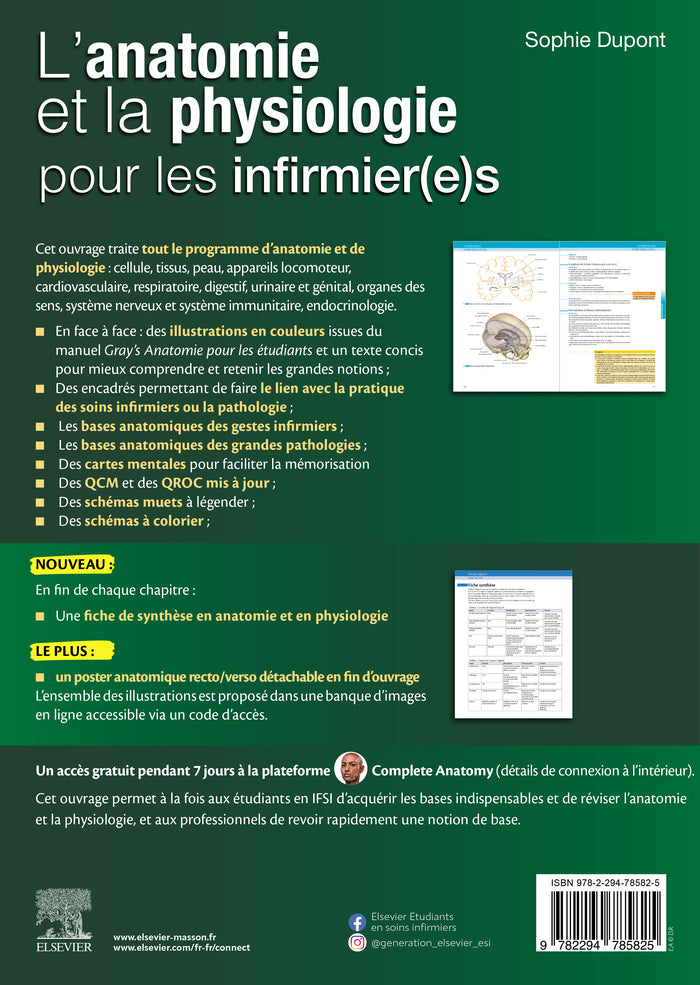 L'anatomie et la physiologie pour les infirmier(e)s