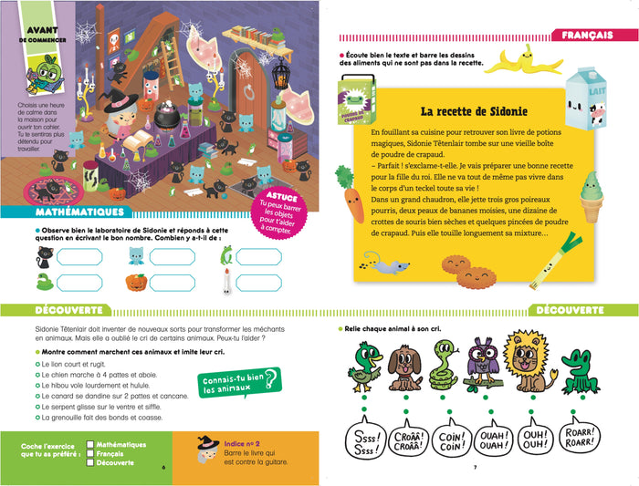 Cahier de vacances 2025 - Les incollables - Grande Section au CP