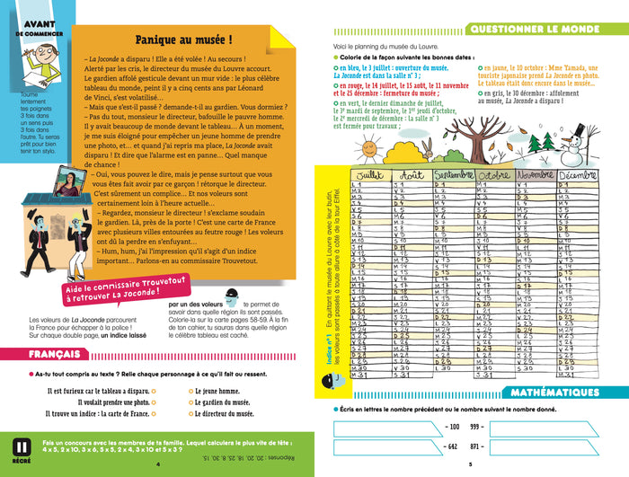 Cahier de vacances 2025 - Les incollables - CE1 au CE2