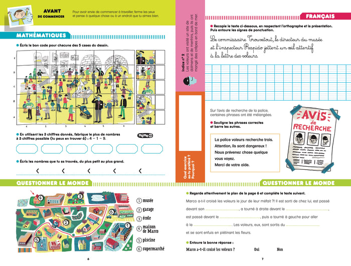 Cahier de vacances 2025 - Les incollables - CE1 au CE2