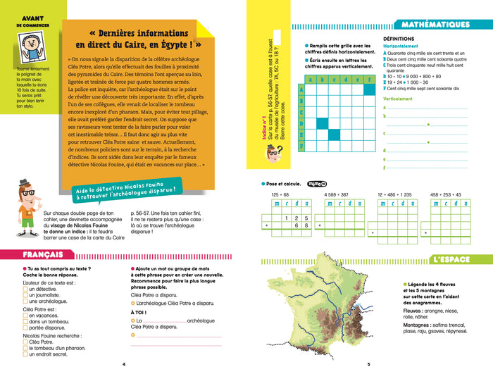 Cahier de vacances 2025 - Les incollables - CE2 au CM1