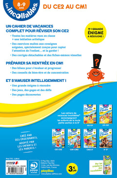 Cahier de vacances 2025 - Les incollables - CE2 au CM1