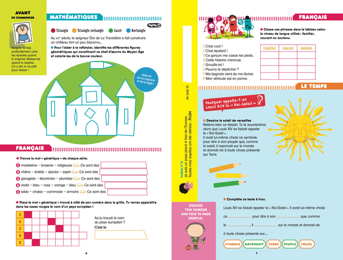 Cahier de vacances - Les incollables - CM1 au CM2
