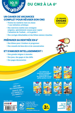 Cahier de vacances 2025 - Les incollables