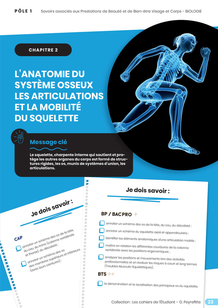 Cahier 1. Organisation du corps humain