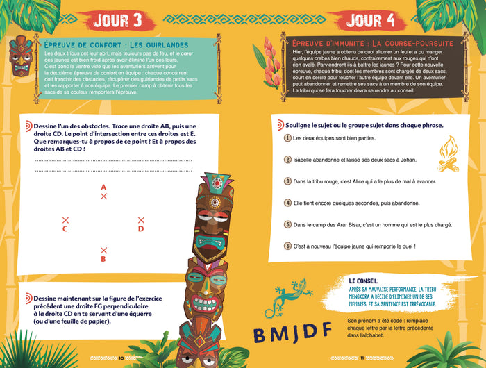 Cahier de vacances 2025 Koh Lanta - Les incollables - CE2 au CM1 - 8/9 ans