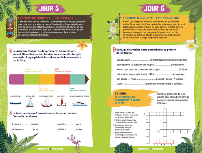Cahier de vacances 2025 Koh Lanta - Les incollables - CE2 au CM1 - 8/9 ans